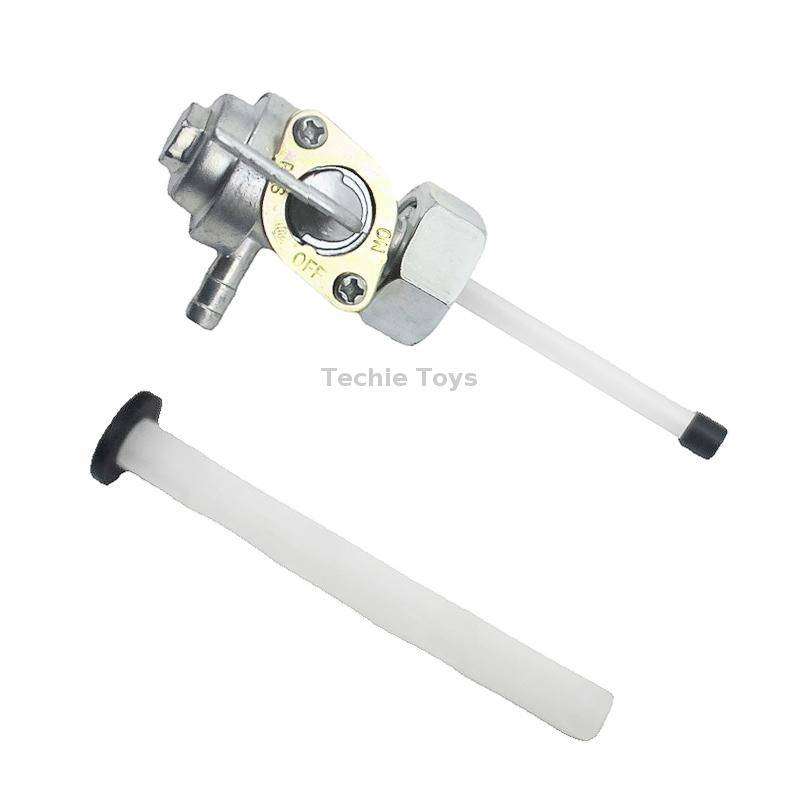 2 PCS Motorcycle Fuel Tap Valve Petcock Fuel Tank Gas Switch for Honda CB400/CB500/CB550/CB750(White