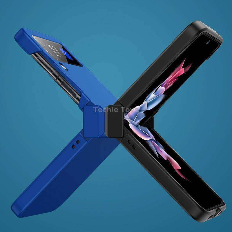 For Samsung Galaxy Z Flip4 5G PC Skin Feel Folding Phone Case(Dark Green)