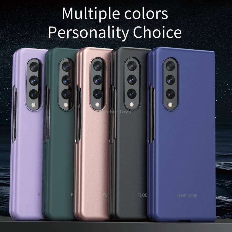 For Samsung Galaxy Z Fold4 5G Skin Feel Shockproof PC Fold Protective Phone Case(Green)