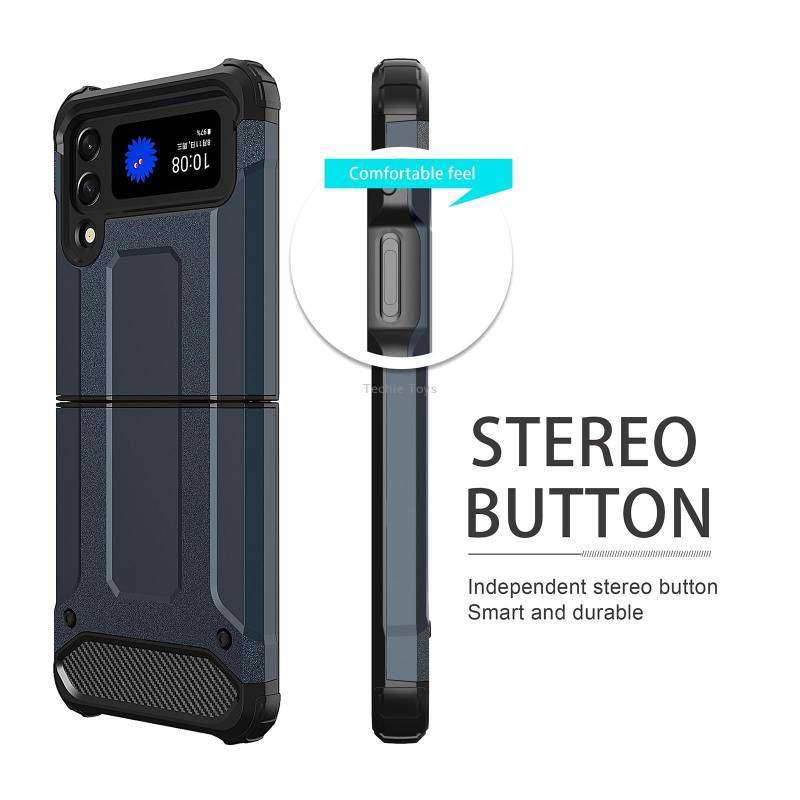 For Samsung Galaxy Z Flip3 5G Magic Armor TPU + PC Phone Case(Black)