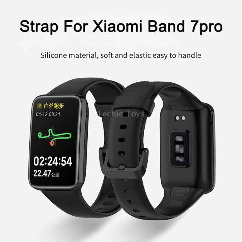 For Xiaomi Mi Band 7 Pro Solid Color TPU Watch Band(White)