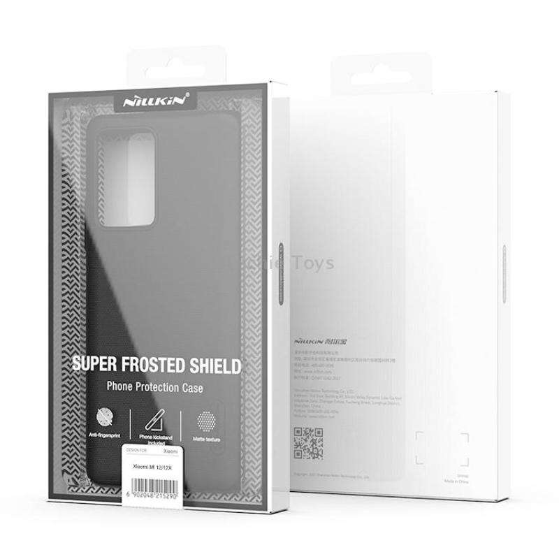 For Xiaomi 12 Lite NILLKIN Frosted PC Phone Case(Black)
