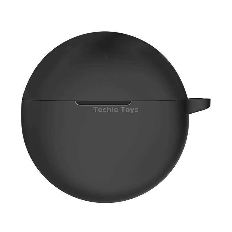 For OPPO Enco Air 2i Wireless Earphone Silicone Protective Case(Black)