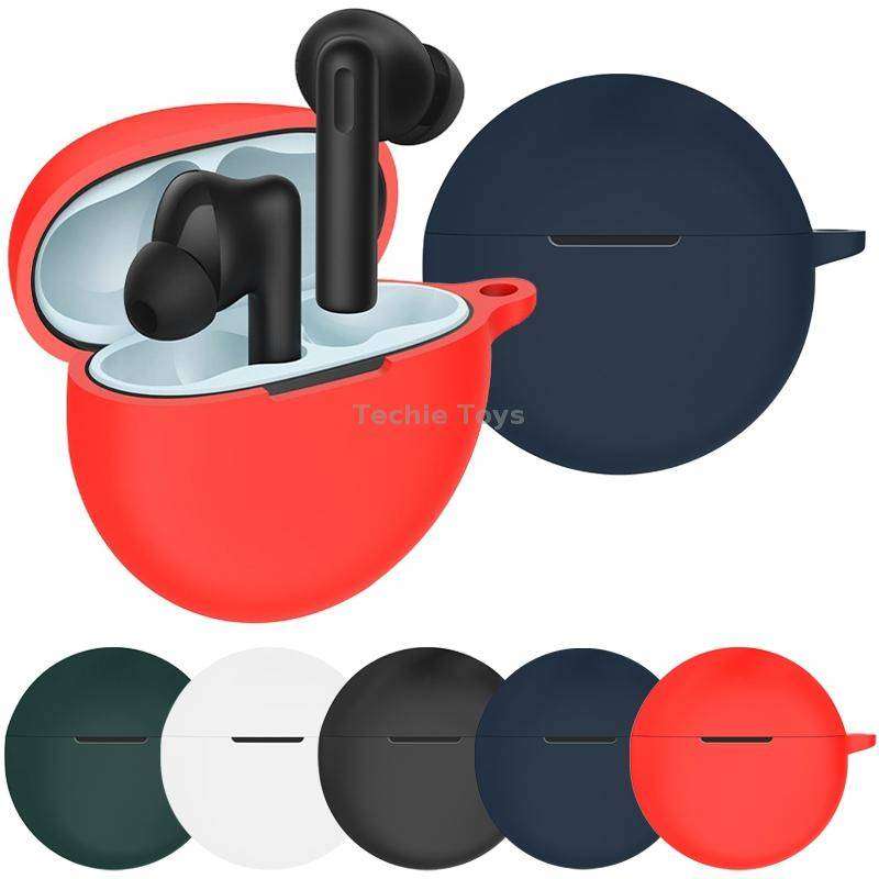For OPPO Enco Air 2i Wireless Earphone Silicone Protective Case(Black)