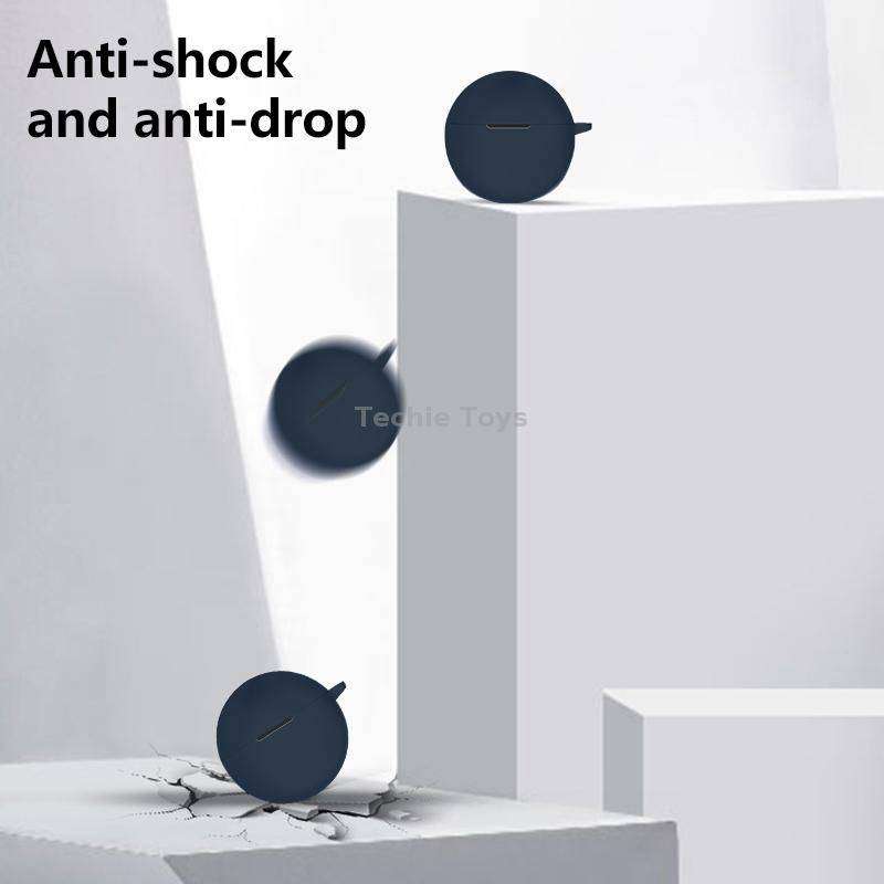 For OPPO Enco Air 2i Wireless Earphone Silicone Protective Case(Black)