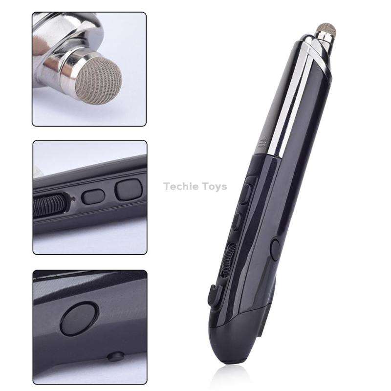 PR-08 Multifunctional Wireless Bluetooth Pen Mouse Capacitive Pen Mouse(Black)