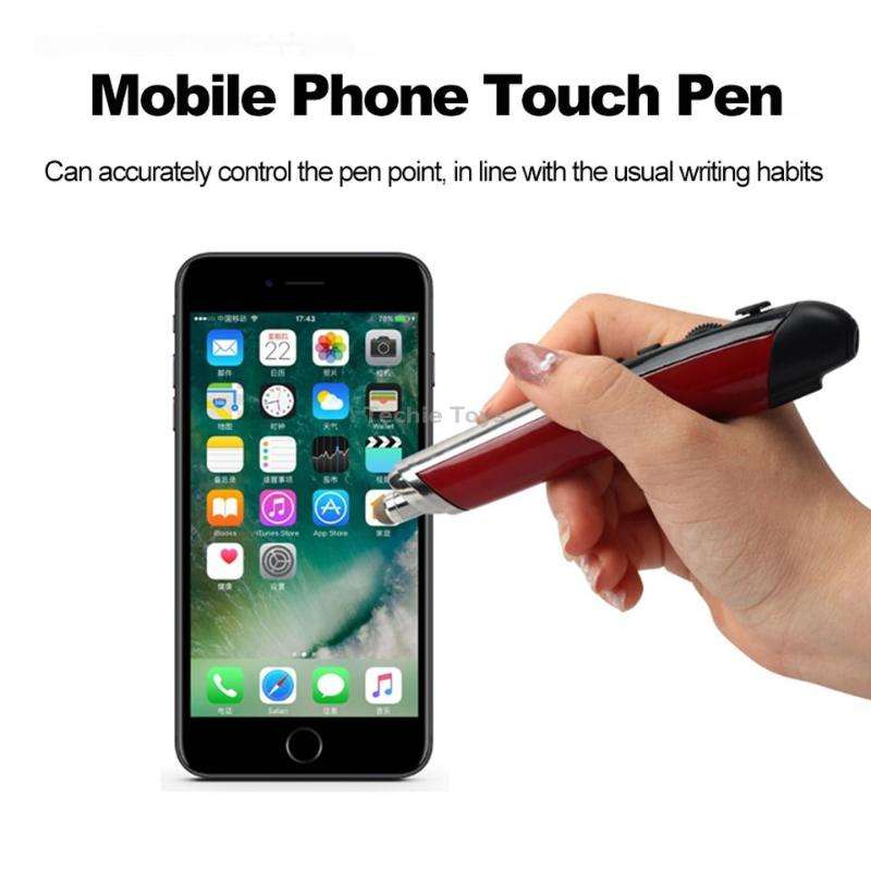 PR-08 Multifunctional Wireless Bluetooth Pen Mouse Capacitive Pen Mouse(Black)