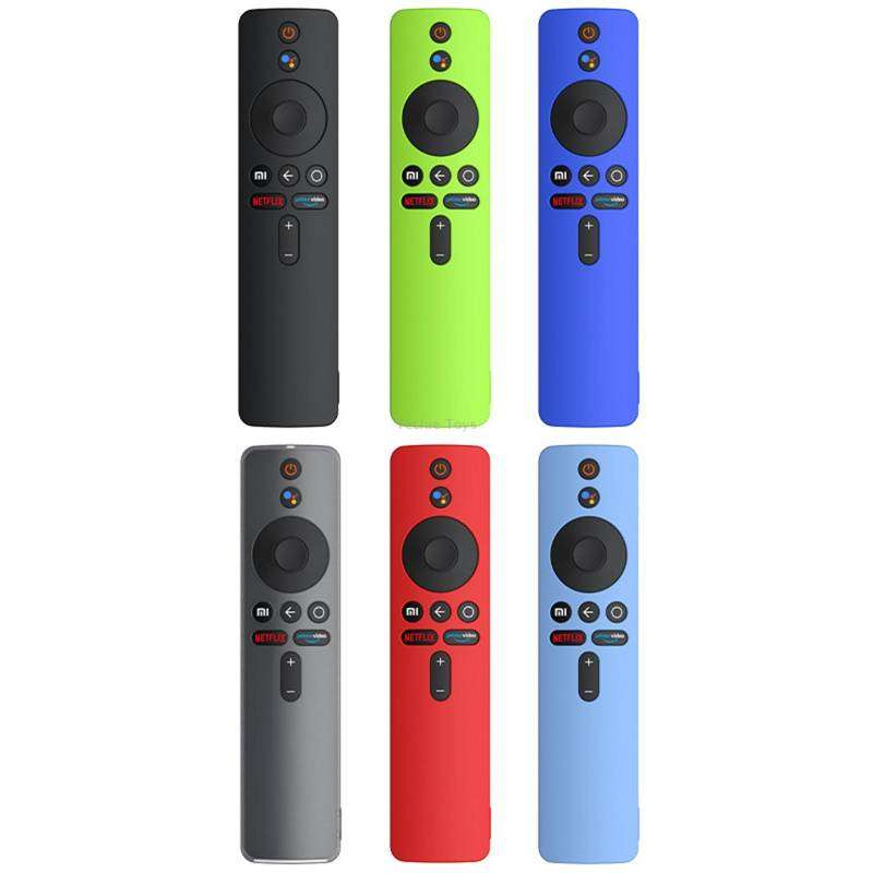 For Xiaomi MiBox S Solid Color Silicone Protective Cover(Transparent)