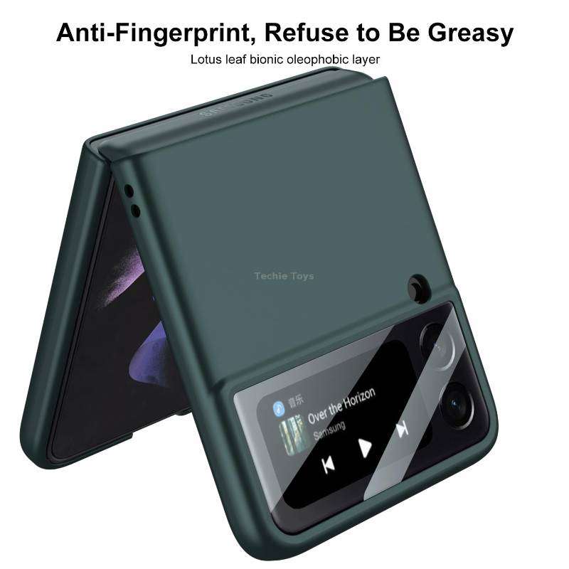 For Samsung Galaxy Z Flip4 GKK Integrated Ultra-thin Full Coverage Phone Case(Black)