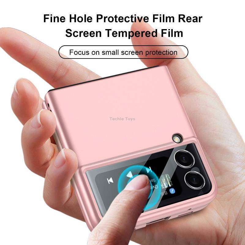 For Samsung Galaxy Z Flip4 GKK Integrated Ultra-thin Full Coverage Phone Case(Black)