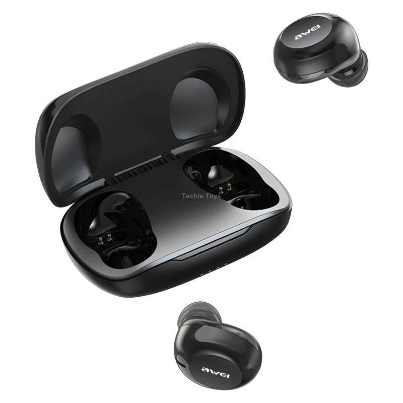 awei T20 Bluetooth 5.1 True Wireless Headset(Black)