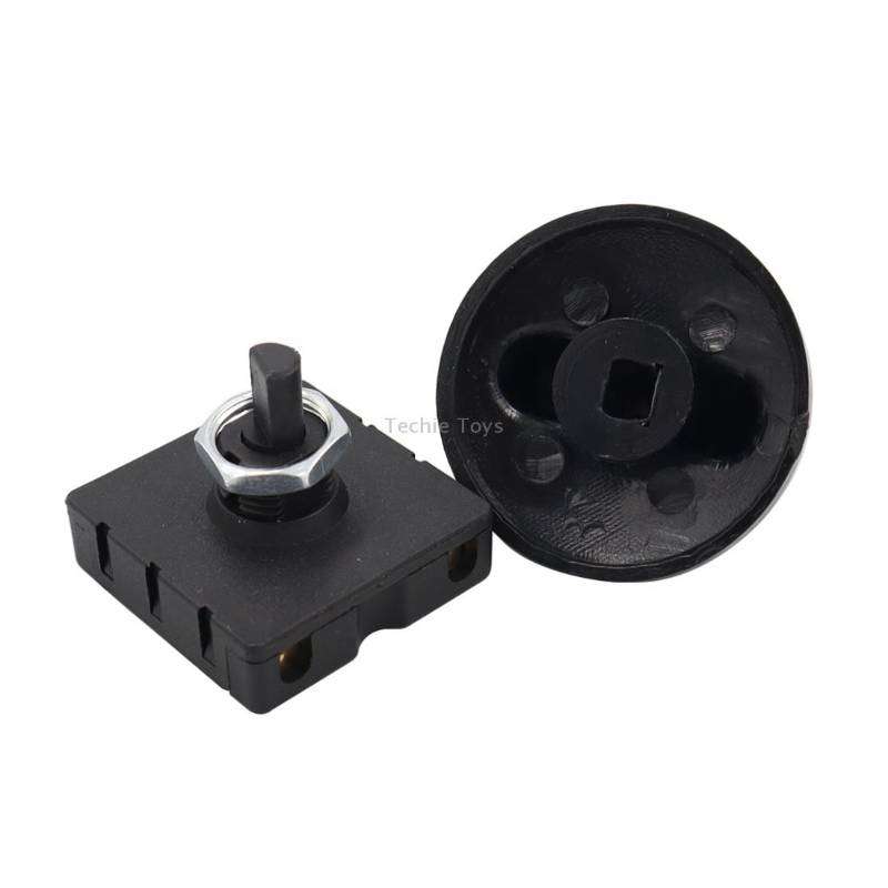 Type A 2 Pair 4 Gear 3 Speed Rotary Switch Fan Heater Speed Selector