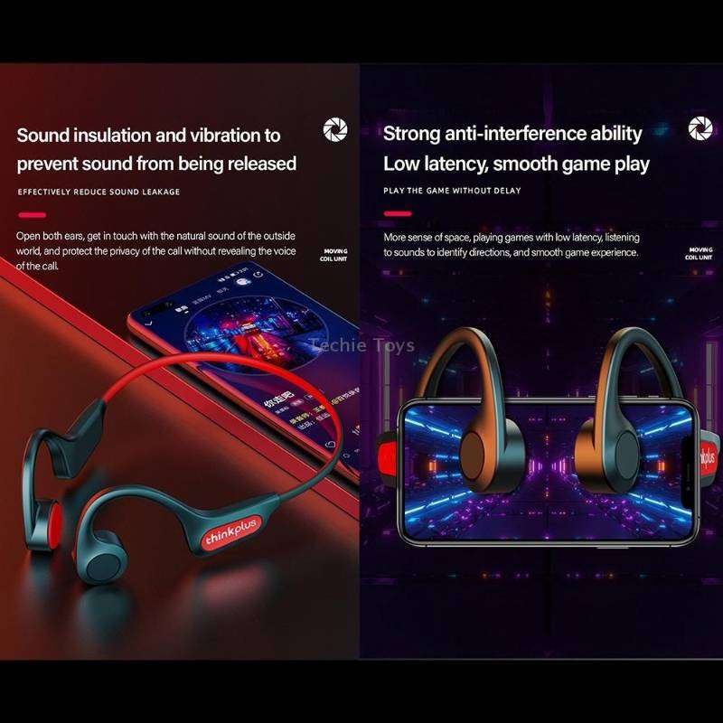 Lenovo X3 Pro Bone Conduction Wireless Bluetooth 5.3 Sports Earphones with Mic(Black)