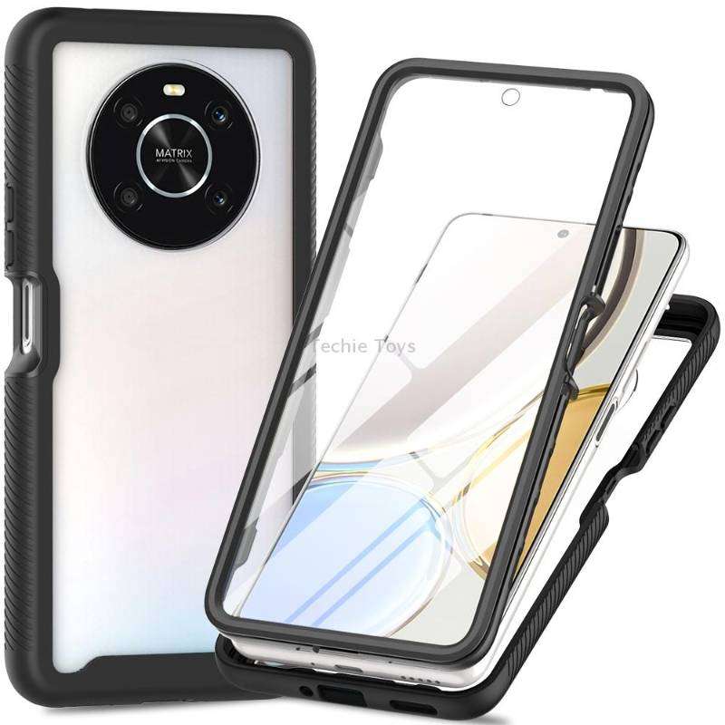 For Honor X9 4G / 5G / Magic4 Lite Starry Sky Full Body Hybrid Shockproof Phone Case(Black)