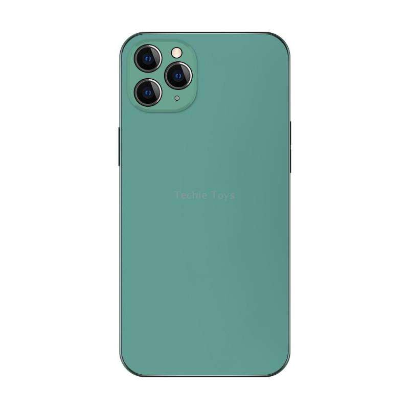 For iPhone 11 Pro Max Electroplating AG Frosted Phone Case(Green)