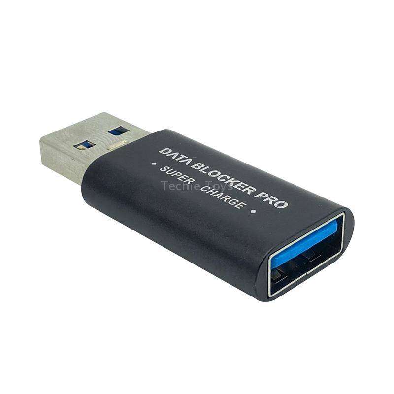 GE06 USB Data Blocker Fast Charging Connector(Red)