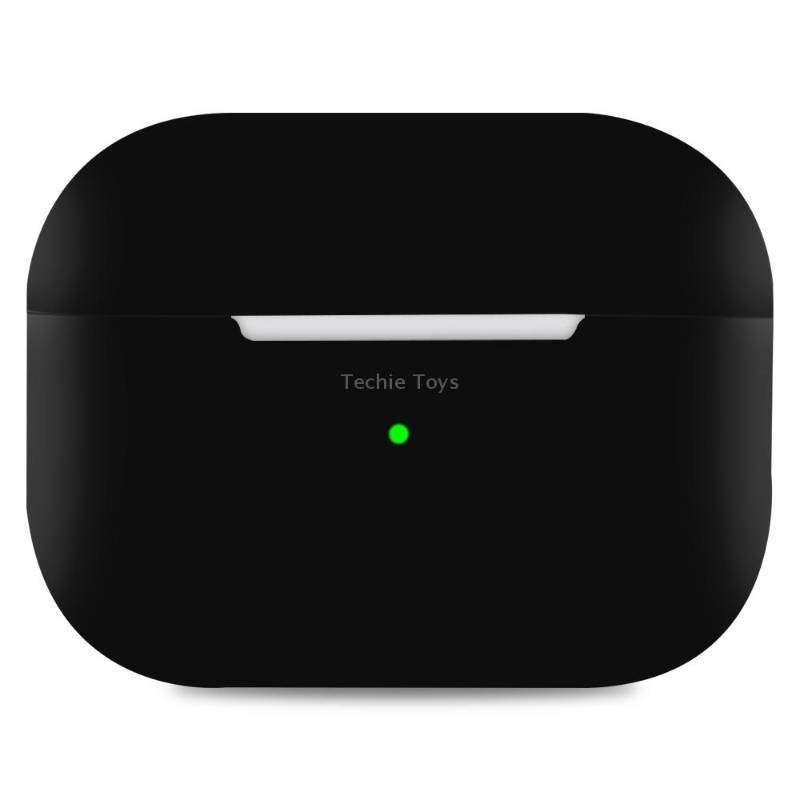 For AirPods Pro 2 Spliting Silicone Protective Case(Black)