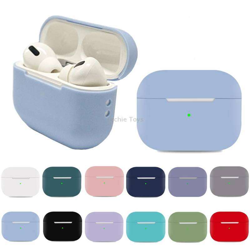For AirPods Pro 2 Spliting Silicone Protective Case(Black)
