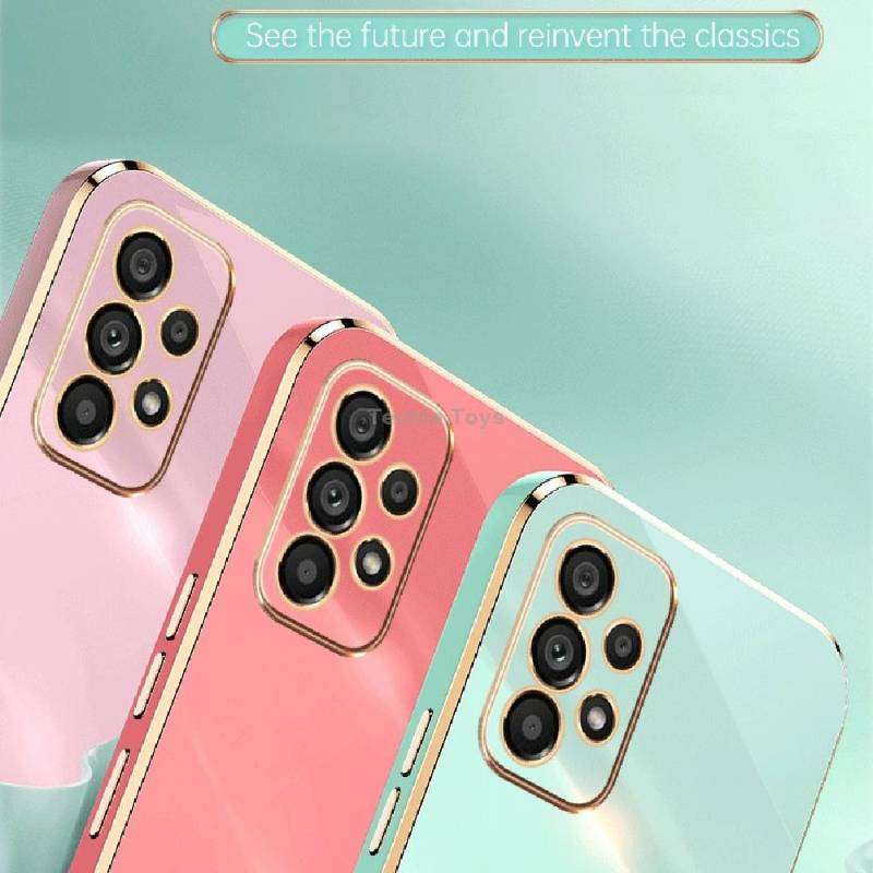 For Samsung Galaxy A23 5G XINLI Straight Edge 6D Electroplate TPU Phone Case(Black)