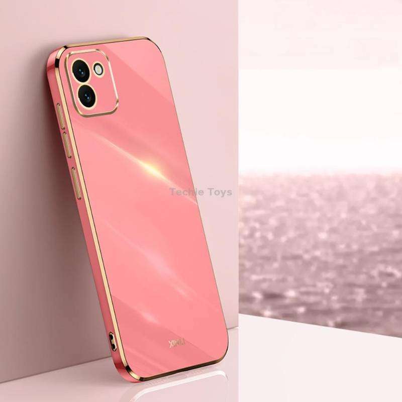 For Samsung Galaxy A03 XINLI Straight Edge 6D Electroplate TPU Phone Case(Hawthorn Red)