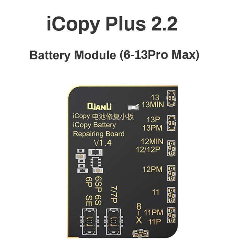 For iPhone 6 - 13 Pro Max Qianli iCopy Plus 2.2 Repair Detection Programmer, Model:Battery Module