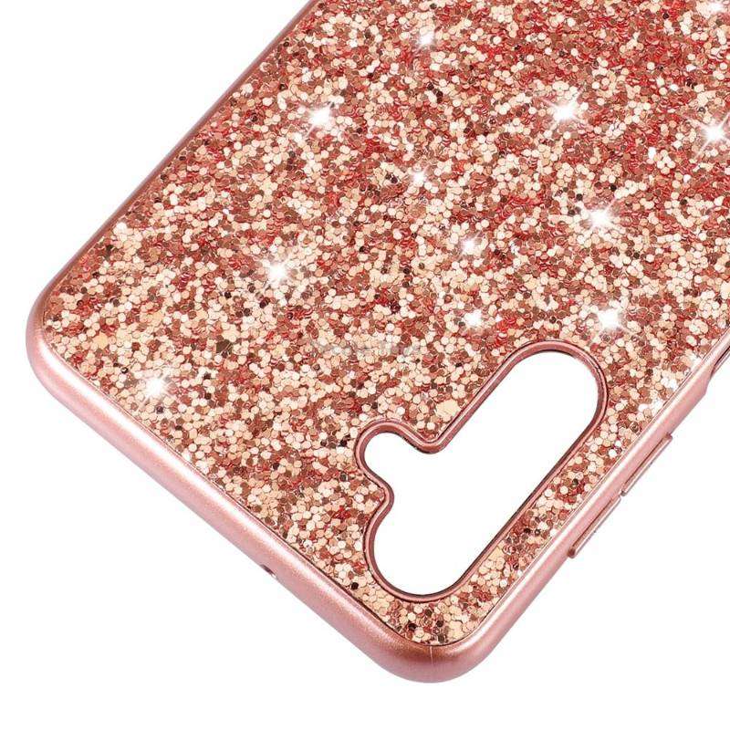 For Samsung Galaxy A54 5G Glitter Powder Shockproof TPU Phone Case(Black)