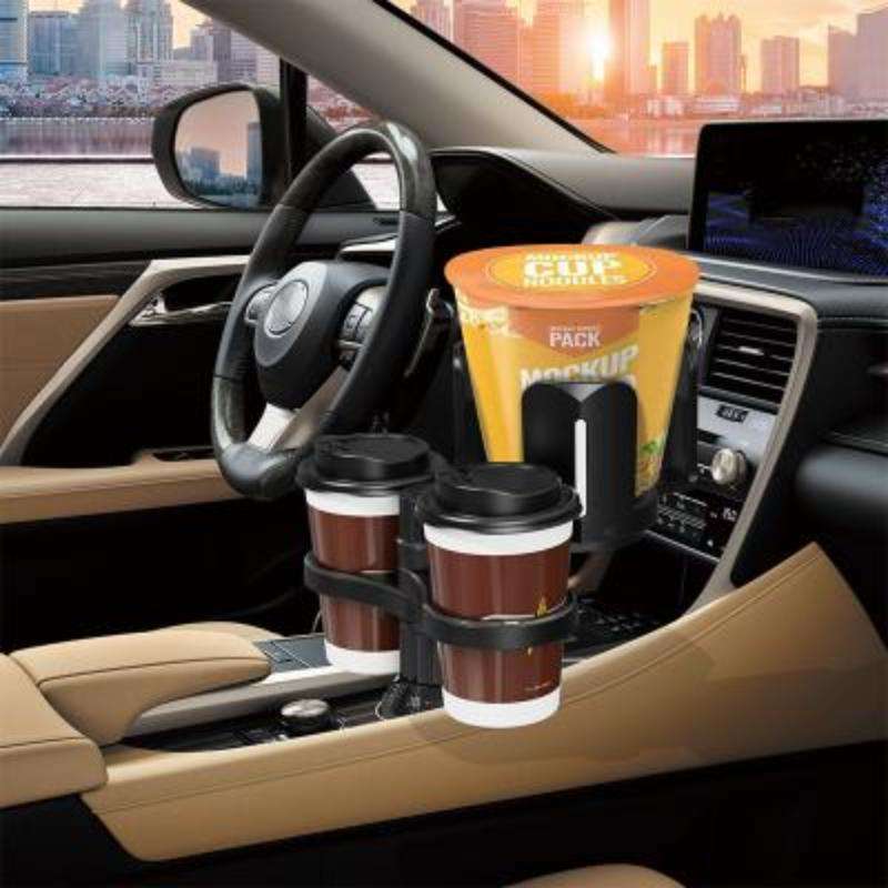 B03 Car Drink Water Cup Holder(Black)