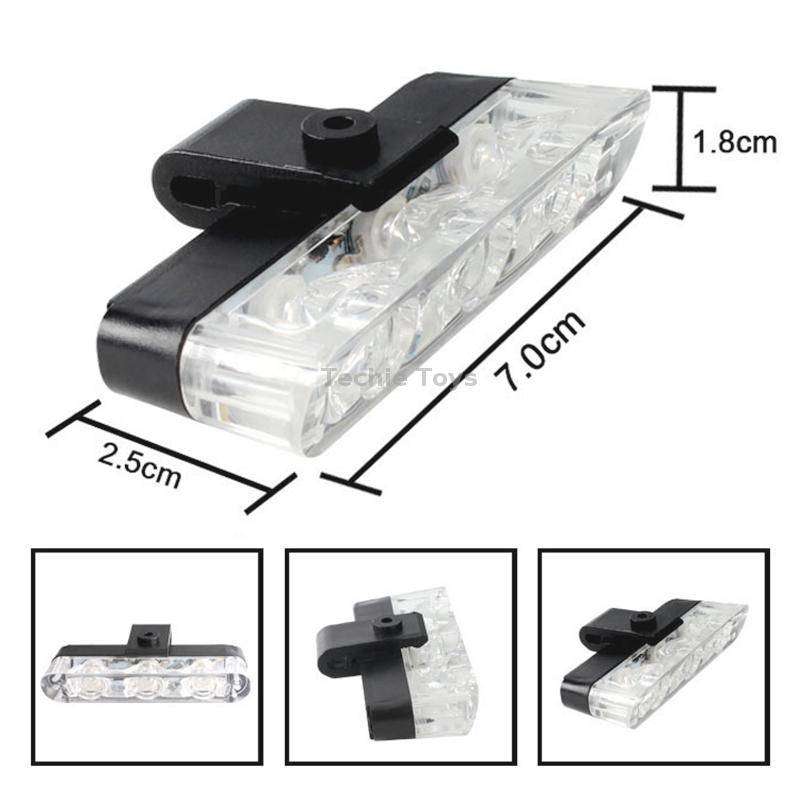 4 in 1 Car 12LEDs Grille Flash Lights Warning Lights with Wireless Remote Control, Color:Red