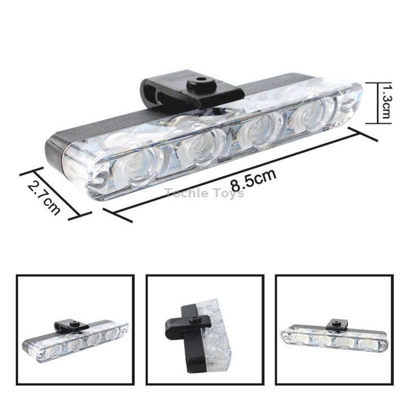 4 in 1 Car 16LEDs Grille Flash Lights Warning Lights with Wireless Remote Control(Blue)