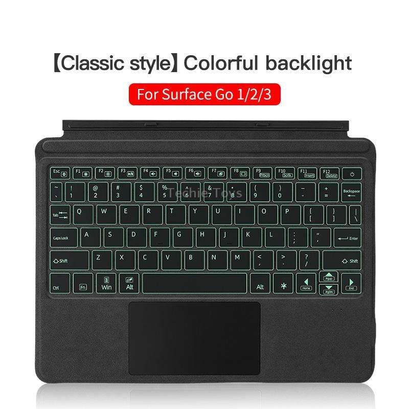 For Microsoft Surface Go1 / 2 / 3 Magnetic Bluetooth Keyboard with backlight
