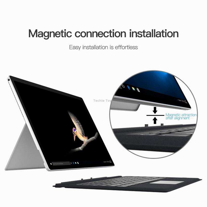 For Microsoft Surface Pro 8 / 9 / X Magnetic Bluetooth Keyboard with backlight