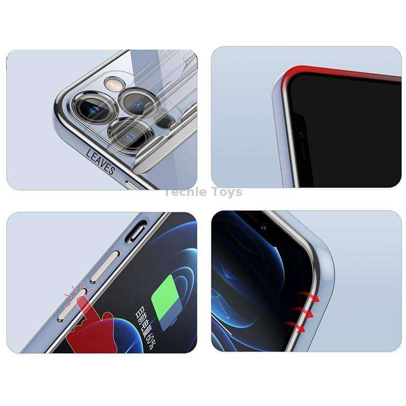 For Samsung Galaxy S22 5G 9D Plating Maple Leaf Silicone Phone Case with Strap(Black)