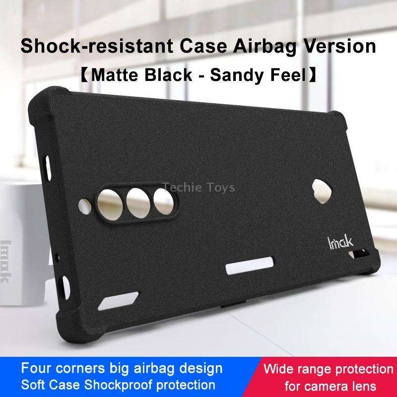 For ZTE nubia Red Magic 8 Pro 5G imak Shockproof Airbag TPU Phone Case(Matte Black)