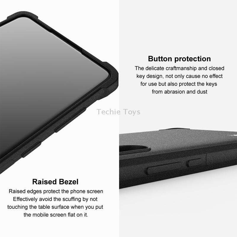 For ZTE nubia Red Magic 8 Pro 5G imak Shockproof Airbag TPU Phone Case(Matte Black)