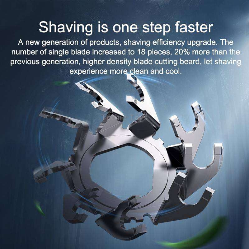 Original Xiaomi Mijia Electric Shaver S101 with 3 Cutter Head IPX7 Waterproof(Grey)