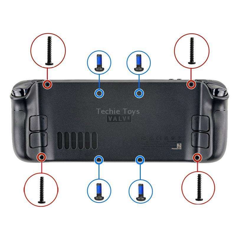 8 in 1 Steam Deck Back Cover Screw Set
