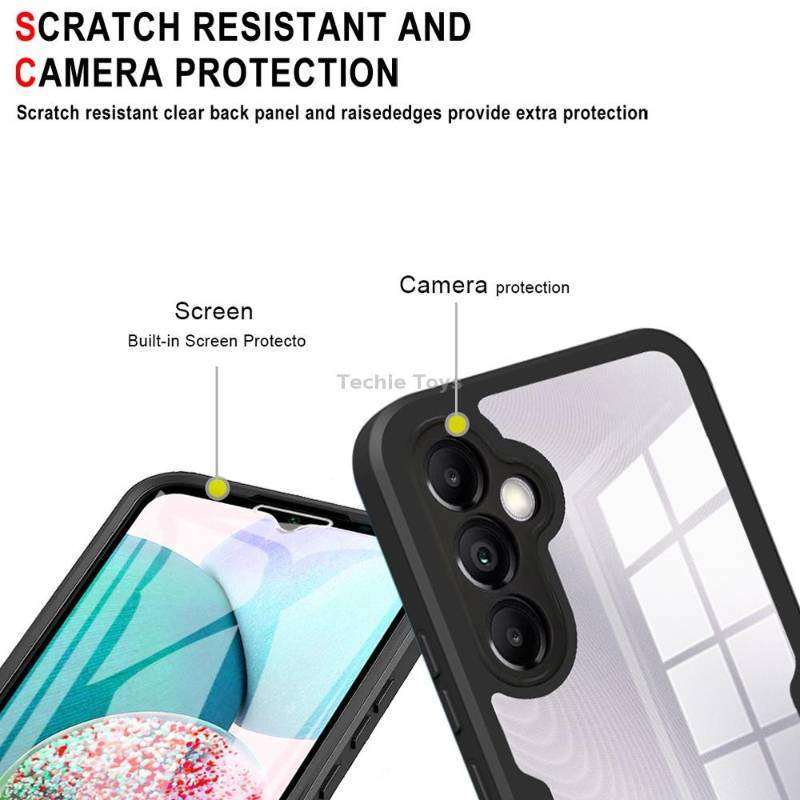 For Samsung Galaxy A34 5G Acrylic + TPU 360 Degrees Full Coverage Phone Case(Blue)