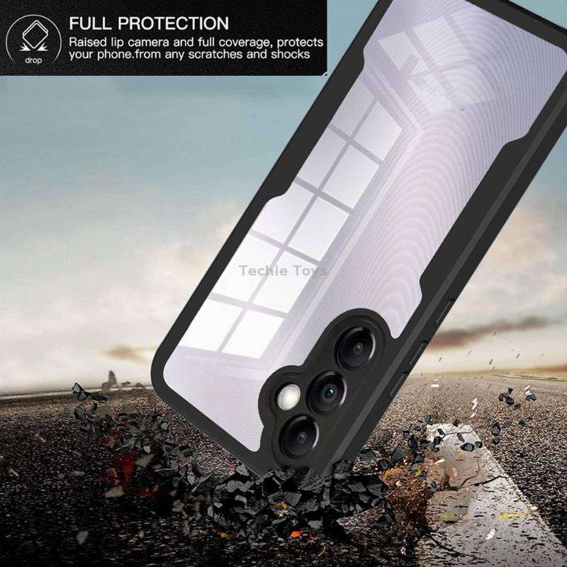 For Samsung Galaxy A34 5G Acrylic + TPU 360 Degrees Full Coverage Phone Case(Blue)