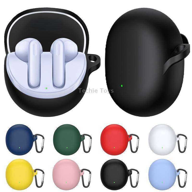 For OPPO Enco Air 3 Silicone Wireless Earphone Protective Case(Deep Green)
