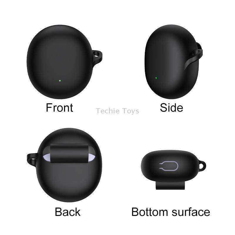 For OPPO Enco Air 3 Silicone Wireless Earphone Protective Case(Deep Green)