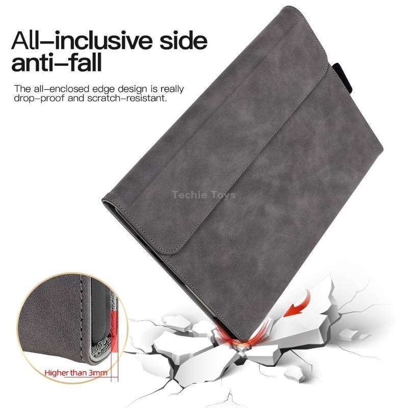 For Microsoft Surface Pro 7+ / 7 / 6 / 5 / 4 Sheepskin All-Inclusive Shockproof Protective Case with