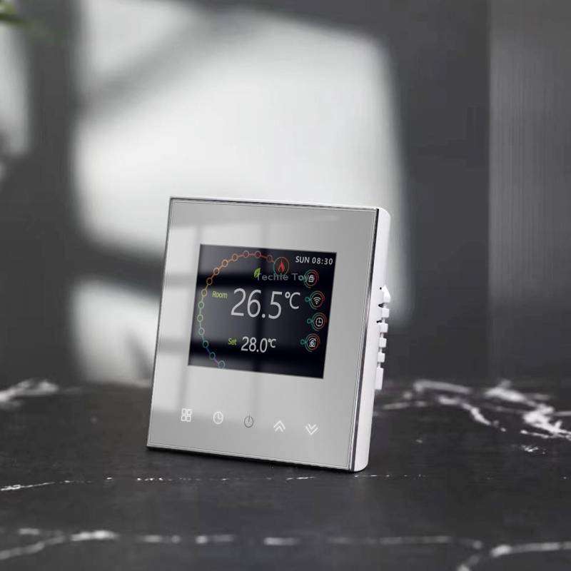 BHT-2002GALM 220V Smart Home Heating Thermostat Water Heating WiFi Thermostat(Black)
