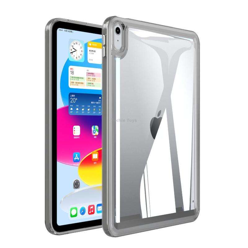 For iPad 2025 / 2022 Transparent Acrylic Tablet Case(Black)