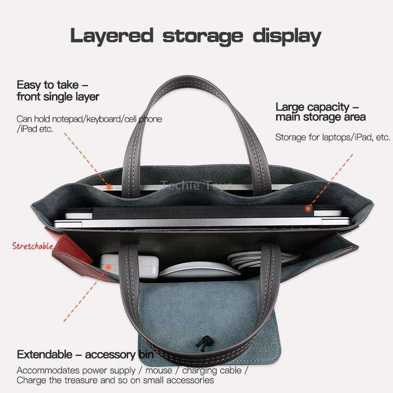 15-16 inch Universal Elastic Thread Button Portable Laptop Inner Bag(Black)
