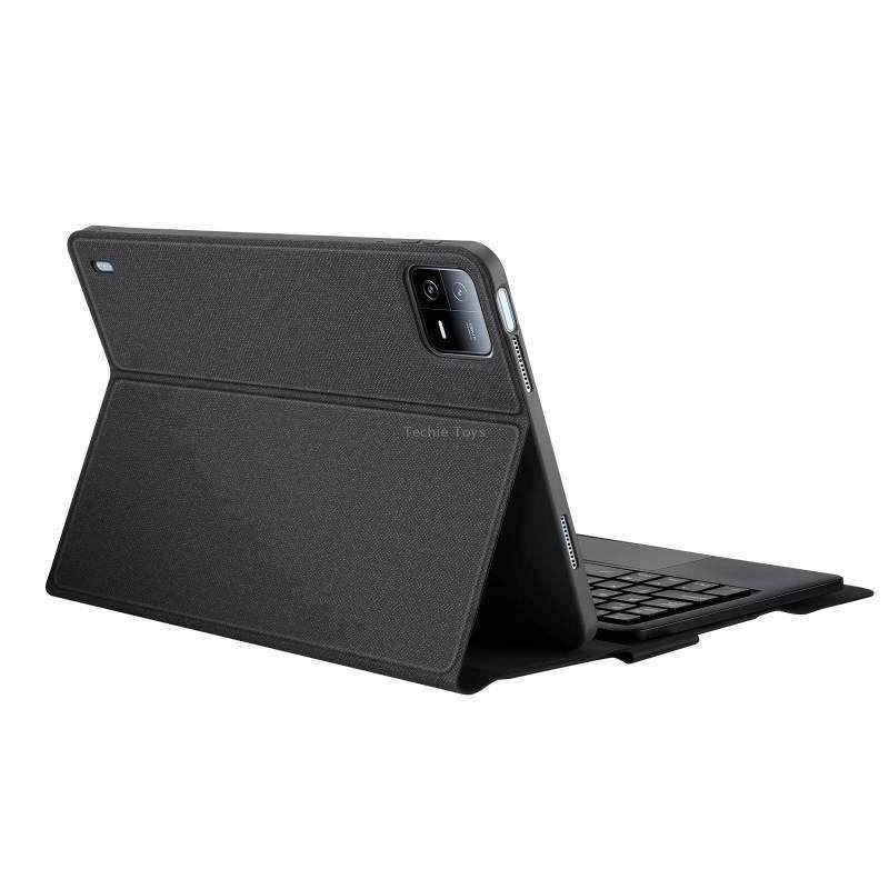 For Xiaomi Pad 6 / Pad 6 Pro DUX DUCIS TK Series Bluetooth Keyboard Leather Case with Touchpad(Black