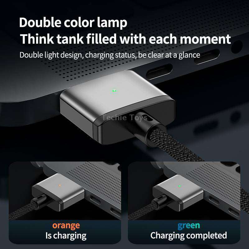 140W Type-C to Magsafe 3 Magnetic Charging Cable, Length:2m(Blue)