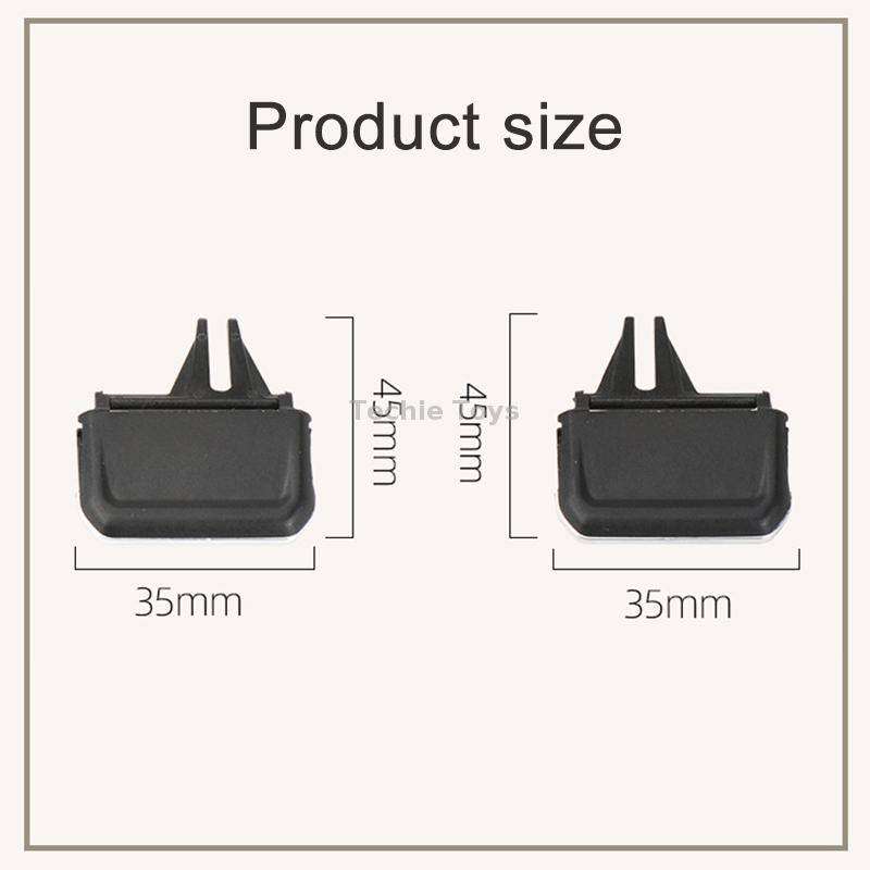For Volkswagen Tiguan L 17-21 Car Air Conditioning Air Outlet Paddle, Left Driving(Middle-Right)