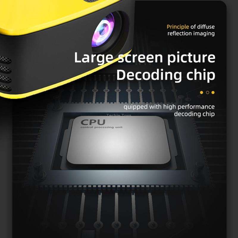 T20 320x240 400 Lumens Basic Version Portable Home Theater LED HD Digital Projector, Plug Type:UK Pl