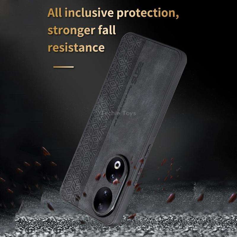 For Honor 90 AZNS 3D Embossed Skin Feel Phone Case(Black)