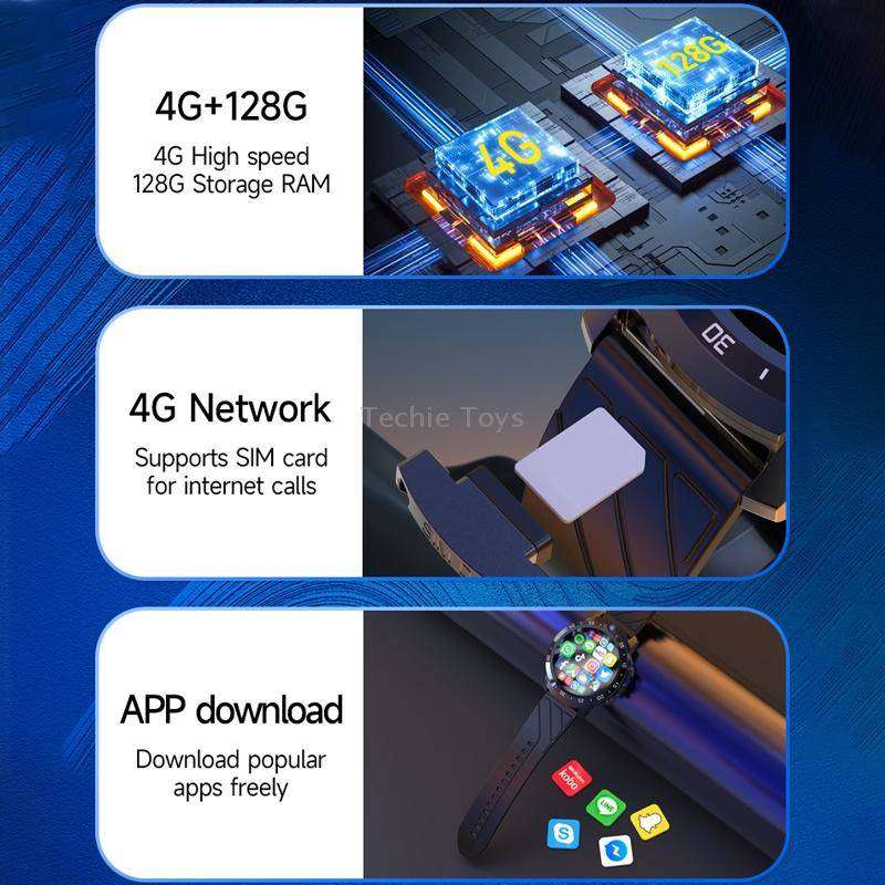 MT27 4G+64G 1.6 inch IP67 Waterproof 4G Android 8.1 Smart Watch Support Heart Rate / GPS, Type:Leath